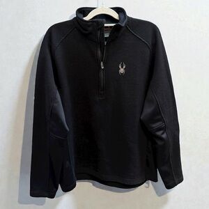 Spyder Black Core Sweater with Logo